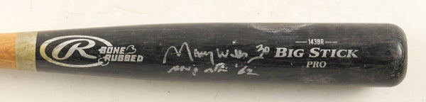 Maury Wills Signed Rawlings Big Stick Bat Inscribed "MVP '62" (PSA) L.A. Dodgers