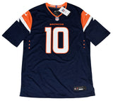 BO NIX AUTOGRAPHED DENVER BRONCOS #10 NAVY NIKE JERSEY BECKETT