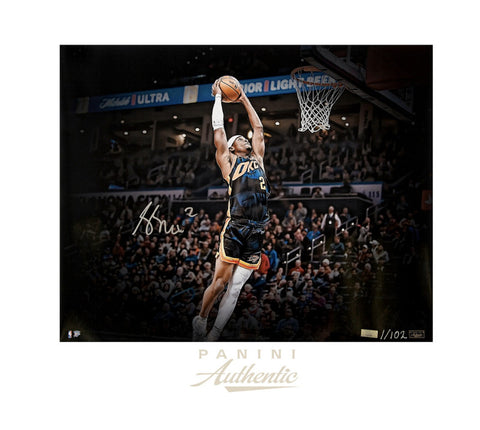Shai Gilgeous-Alexander Autographed 16x20 "Rise Up" Photo LE 102 Panini