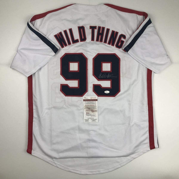 Signed Charlie Sheen Wild Thing Ricky Vaughn Major League Movie Base