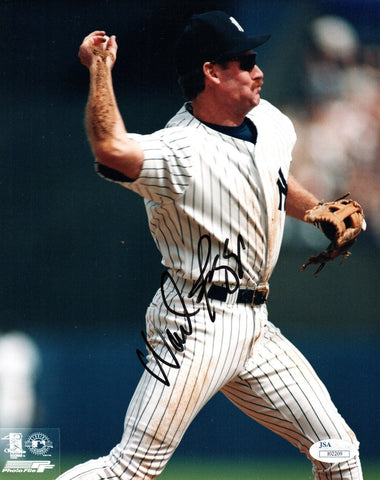 Wade Boggs Autographed New York Yankees 8x10 Photo JSA Authenticated #2