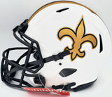 DREW BREES AUTOGRAPHED SAINTS LUNAR ECLIPSE FULL SIZE AUTH HELMET BECKETT 197044