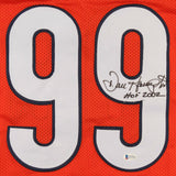 Dan Hampton Signed Bears Jersey Inscribed HOF 2002 (Beckett COA) 85 Bears DE
