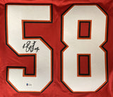 Shaquil Barrett Tampa Bay Signed Red Football Jersey BAS