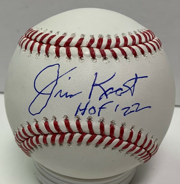 Twins JIM KAAT Signed Official MLB Baseball AUTO w/ "HOF 22" - Cardinals - JSA