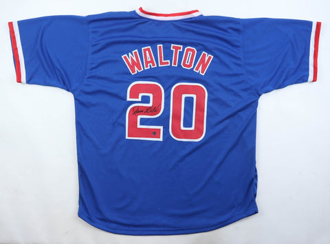Jerome Walton Signed Chicago Cubs Jersey (Wilder Tag) 1989 NL Rookie o/t Year CF