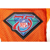 John Elway Signed Denver Broncos M&N Orange sz 48 Jersey Mounted Memories 51336