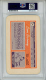Lem Barney Autographed 1970 Topps Super #12 Trading Card PSA Slab 43819