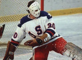 Jim Craig Signed Team USA Jersey Inscribed "1980 Gold" (Beckett) Miracle on Ice