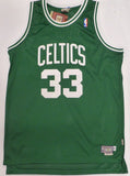 Boston Celtics Larry Bird Autographed Green Adidas Jersey Beckett QR #BS30308