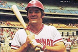 Pete Rose Signed 35x43 Framed Cincinnati Reds Jersey (Beckett) All Time Hit King