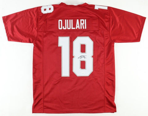 BJ Ojulari Signed Arizona Cardinal Jersey (JSA COA) Cards 2023 2nd Round Pick DE