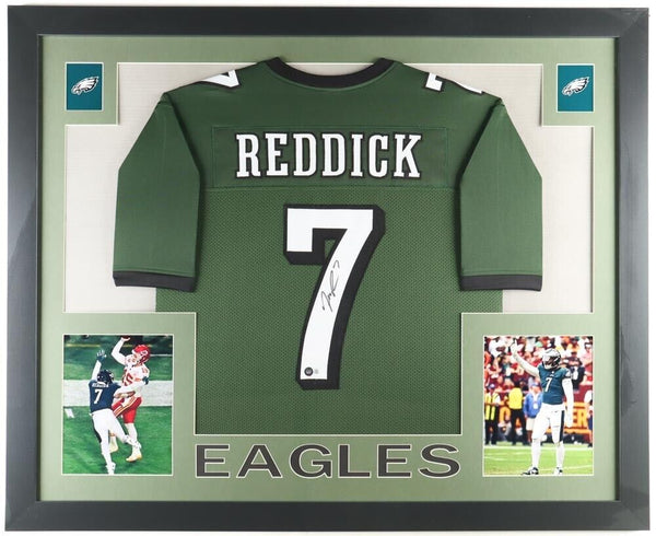 Haason Reddick Signed Philadelphia Eagles 35x43 Framed Jersey (JSA