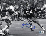 Chuck Howley Autographed 8x10 Photo Cowboys "Best of Luck" Beckett QR #BS12802
