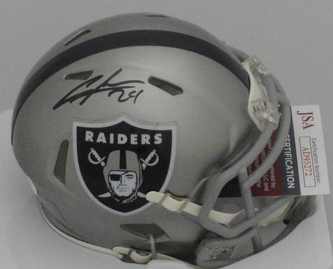 Raiders HOF'er CHARLES WOODSON Signed Riddell FLASH Speed Mini Helmet AUTO - JSA