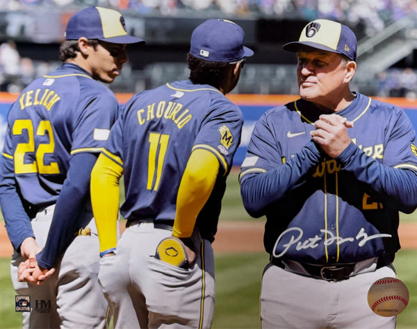 PAT MURPHY - Milwaukee Brewers Manager - Signed 8x10 Photo #3 AUTO