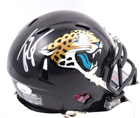 Travis Etienne Jr. Autographed Jacksonville Jaguars Speed Mini Helmet - JSA