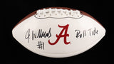 Jameson William Signed Alabama Crimson Tide Logo Football (Beckett COA) Lions WR