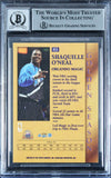 Magic Shaquille O'Neal Signed 1996 Topps Stars #82 Card Auto 10! BAS Slabbed