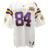 Randy Moss Signed Minnesota Vikings M&N sz 52 00 White Jersey Insc Beckett 50866