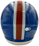 John Elway Signed Denver Broncos Authentic Throwback Full Size Helmet Beckett