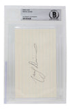 Marcel Dionne Signed Slabbed Los Angeles Kings Index Card BAS 246
