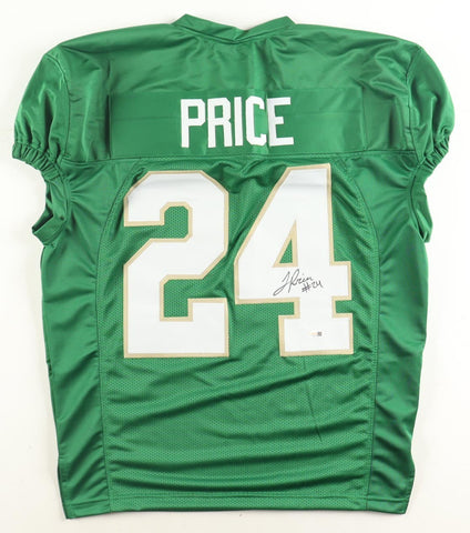 Jadarian Price Signed Notre Dame Fighting Irish Jersey (JSA) 2025 Junior R.B.