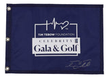 Tim Tebow Signed Tebow Foundation Celebrity Golf Pin Flag (Tebow) Florida Gators