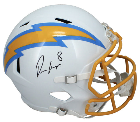 Omarion Hampton Autographed Los Angeles Chargers Full Size Speed Helmet Beckett