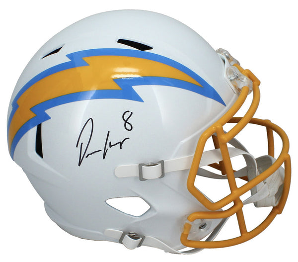 Omarion Hampton Autographed Los Angeles Chargers Full Size Speed Helmet Beckett