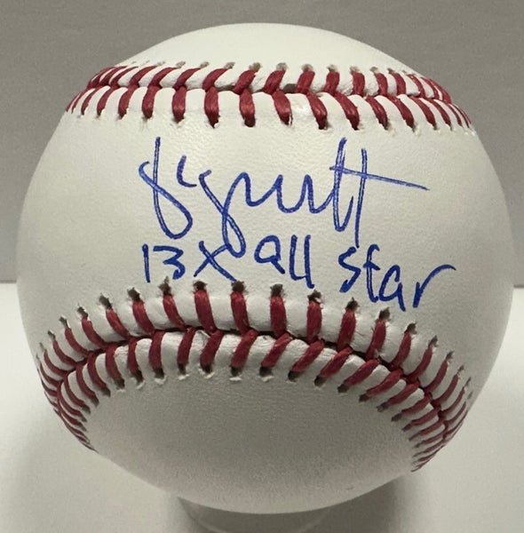 Royals GEORGE BRETT Signed Official MLB Baseball AUTO w/ "13 x All Star" - BAS