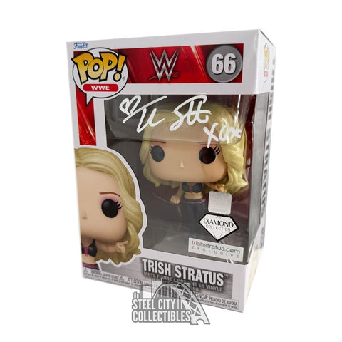 Trish Stratus Autographed WWE Funko Pop - Fanatics