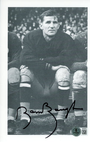 Sammy Baugh Autographed Washington Redskins 6x9" Photo on Bench Beckett 56858