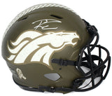 RUSSELL WILSON Autographed Broncos Authentic Salute To Service Helmet FANATICS