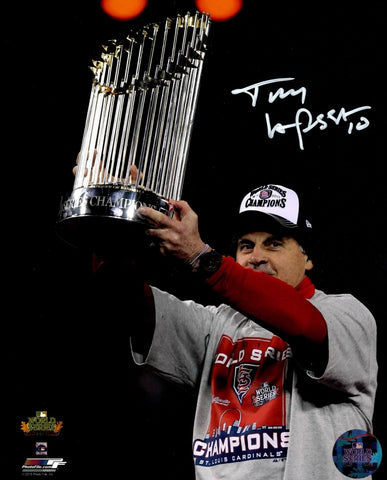 St Louis Cardinals TONY LARUSSA Signed 8x10 Photo #2 AUTO - HOF - 3 x WS Champ