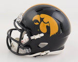 Brad Banks Signed Iowa Hawkeyes Speed Mini Helmet "02 All American" (JSA COA)