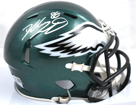 Dallas Goedert Autographed Philadelphia Eagles Speed Mini Helmet - Fanatics