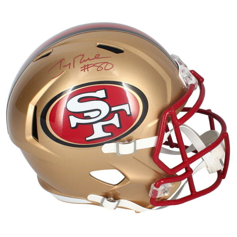 Jerry Rice Autographed San Francisco 49ers Full Size Throwback Helmet Beckett