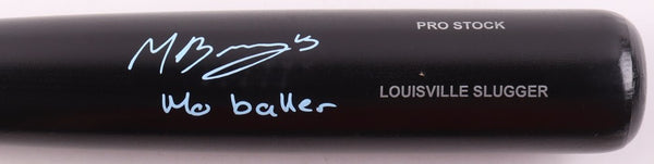Moises Ballesteros Signed Louisville Slugger Bat "Mo Baller" (Beckett) Cubs /D.H