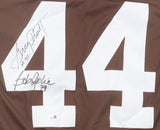 Greg Pruitt & Bob Golic Signed Cleveland Browns Hall of Fame Jersey (JSA)