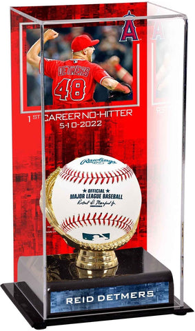Reid Detmers Los Angles Angels No Hitter Display Case with Image