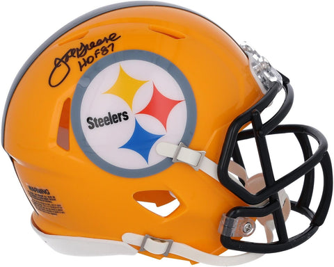 Signed Joe Greene Steelers Mini Helmet