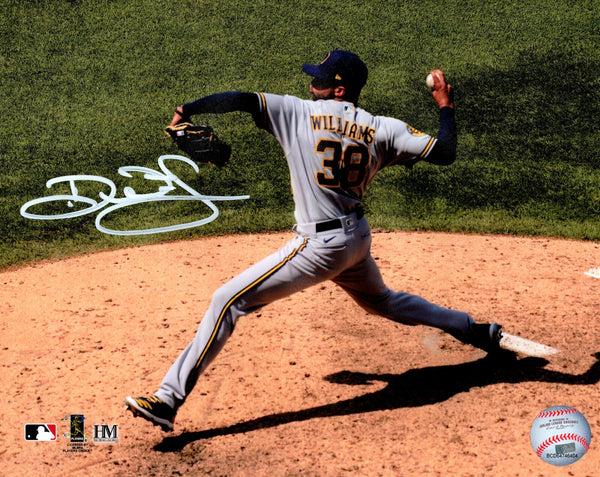 Brewers DEVIN WILLIAMS Signed 8x10 Photo #1 AUTO - 2020 NL Rookie of the Year