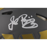 John Riggins Autographed Washington Commanders Slate Mini Helmet Beckett 49757