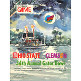 Unautographed Magazine Clemson vs Ohio State 1978 Gator Bowl Program 58437