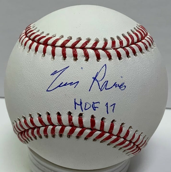 Expos Hall of Famer TIM RAINES Signed Baseball AUTO w/ "HOF 17" - Yankees - JSA