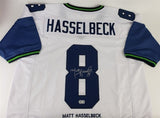 Matt Hasselbeck Signed Seattle Seahawks Career Stat Jersey (Beckett) Quarterback