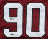 T J Sanders Signed South Carolina Gamecocks Jersey /T.S.E./ Buffalo Bills / Edge