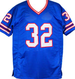 OJ Simpson Autographed Blue Pro Style Jersey w/3 Insc.- JSA W *Black