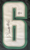 Devonta Smith Philadelphia Signed Black Football Jersey BAS